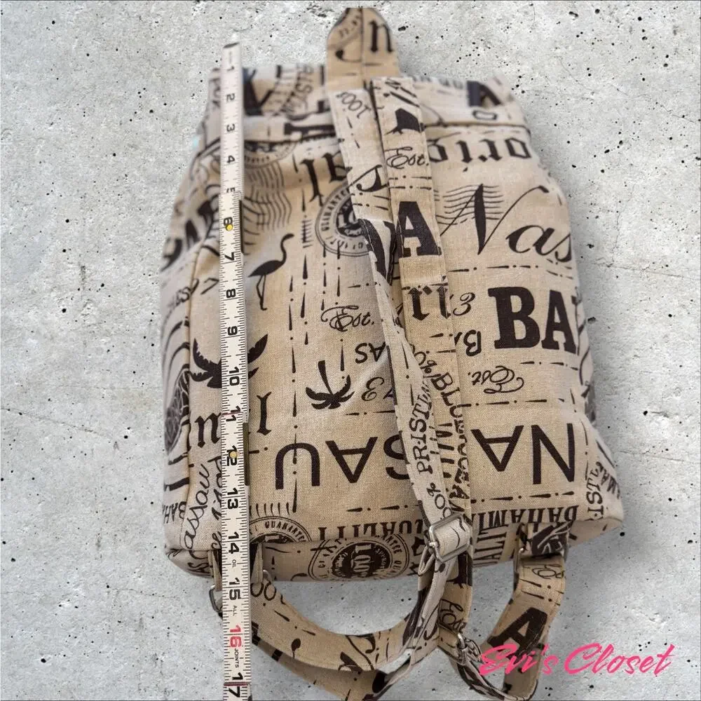 Sea Jewel Nassau Bahamas Backpack Front Pockets Travel Bag ✅